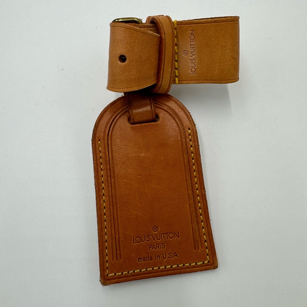 Authentic Louis Vuitton Luggage Tag